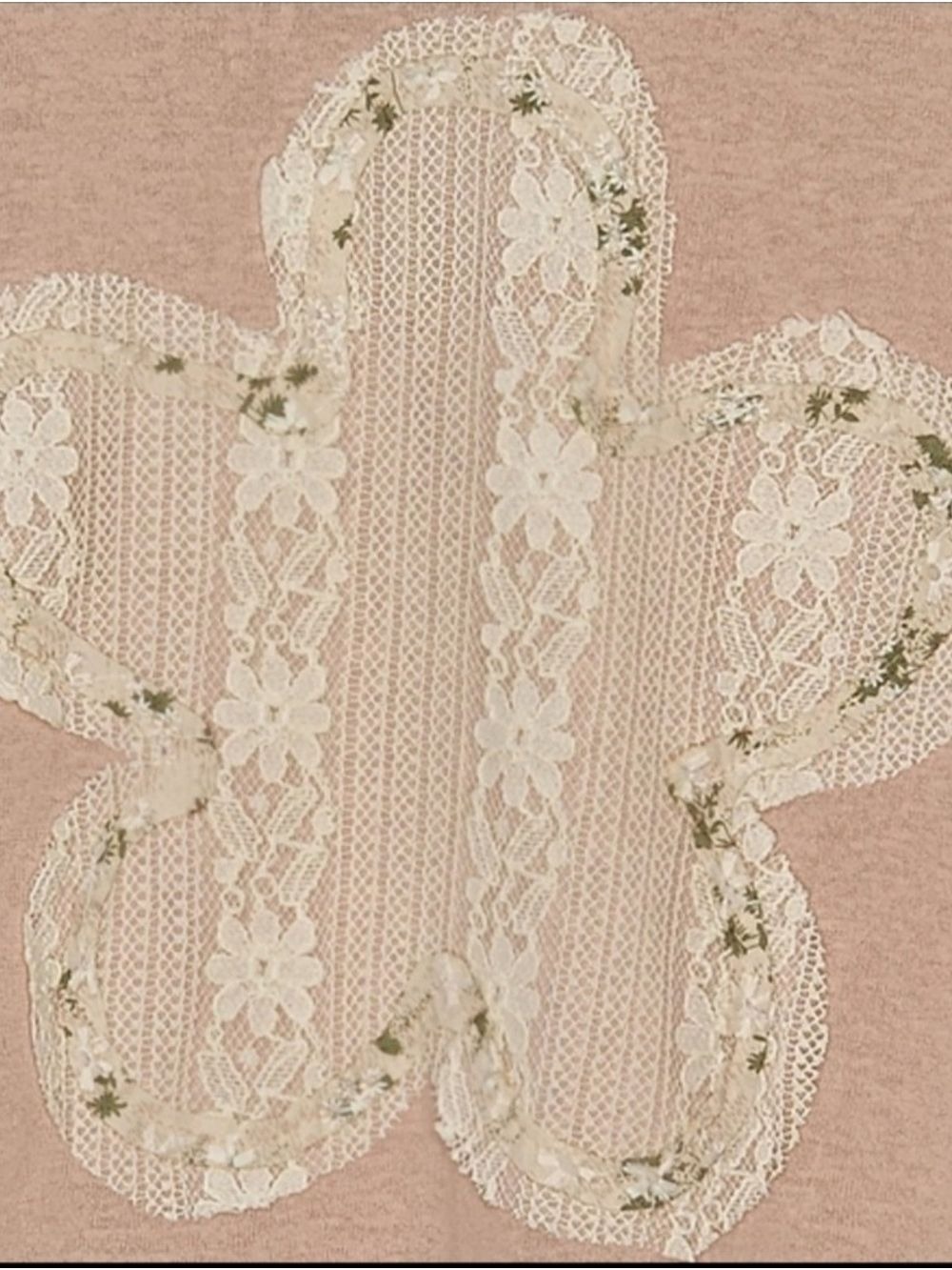 POL Cactus Lace Applique Mauve Boutique Top Small NWT - Picture 5 of 8